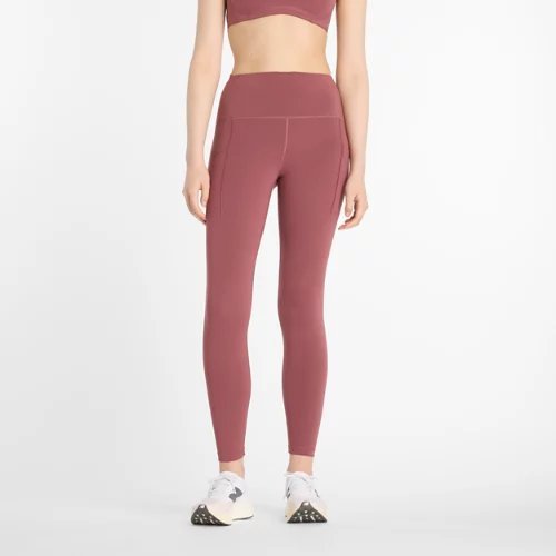 New Balance NB Sleek Pocket High Rise Legging 25" - Red - WP51268-WA-D