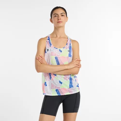 New Balance NYC Marathoned Athletics Tank Top - Print/Pattern/Misc - WT53251-MLT