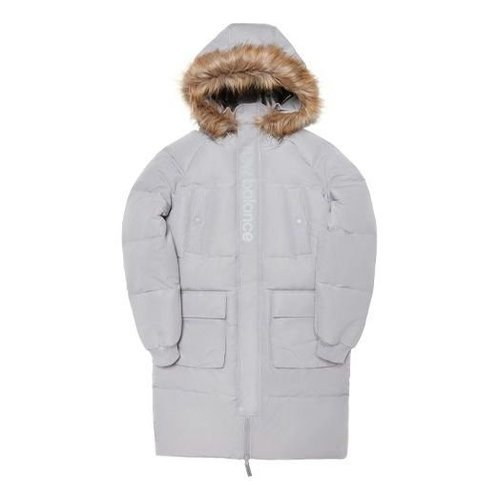 New Balance Parka Jacket - Grey/White - AMJ04361