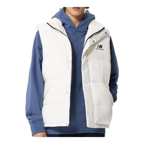 New Balance Plain Athletic Vest - White - AMV23347