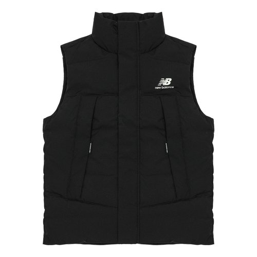 New Balance Pocket Puffer Vest Asia Sizing - White/Black - AMV24360