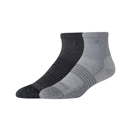 New Balance Pro Training LT Quarter Socks 2 Pack - Print/Pattern/Misc - LAS2514-4AS