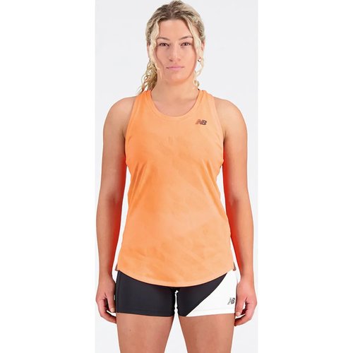 New Balance Q Speed Jacquard Tank - Orange - WT23280-NDF