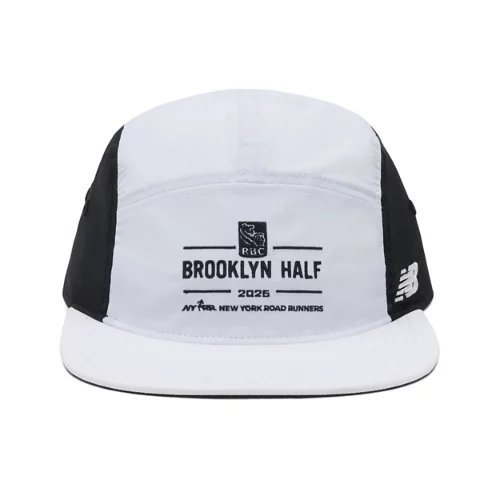 New Balance RBC Brooklyn Half 5 Panel - White/Black - AC1709W-WT