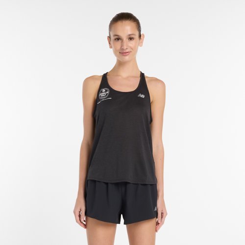 New Balance RBC Brooklyn Half RC Essential Tank Top - Black - WT61O91-EBK