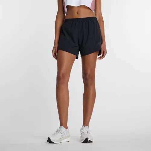 New Balance RC Essential Short 5" - Black - WB6194E-0BK