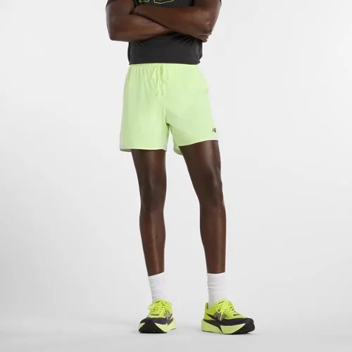 New Balance RC Essential Short 5" - Green/Grey - MB6180T-AFG