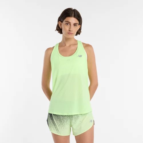 New Balance RC Essential Tank Top - Green/Grey - WT41250-AB3
