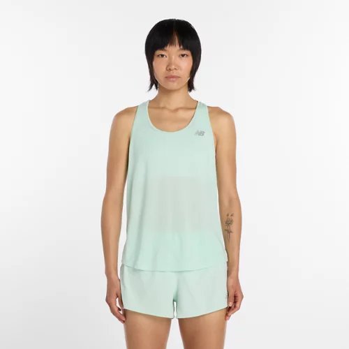New Balance RC Essential Tank Top - Green/Grey - WT41250-AB8