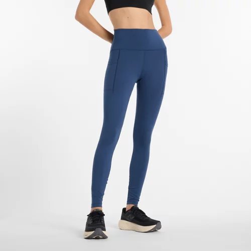 New Balance RC Pocket Legging 27" - Blue - WP51275-NNY