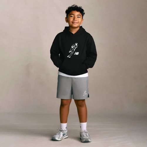 New Balance x Shohei Ohtani Logo Hoodie Asia Sizing - Caviar - YT61F9R-XBK