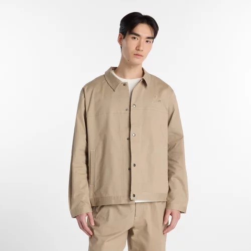 New Balance x Shohei Ohtani Signature Woven Twill Lined Jacket Asia Sizing - Stoneware - MJ61628-SOT