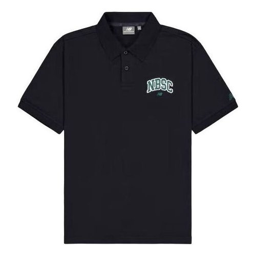 New Balance Small NBSC Polo Shirt Asia Sizing - Black - NFE22011
