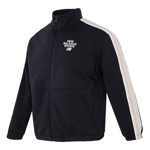 New Balance Sport Club Coat Asia Sizing - Black/White/Red - 6DD12043