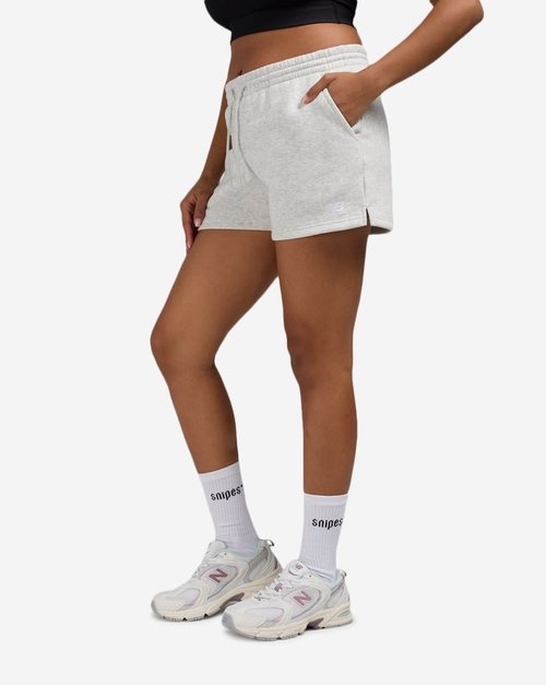 New Balance Sport Essentials Fleece Short - Grey - WS51501-AHH
