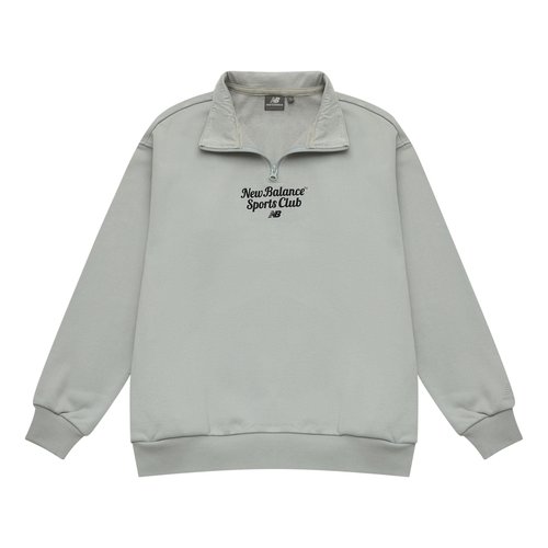 New Balance Sports Club Polo Shirts Asia Sizing - Grey/Black - 5CD38071