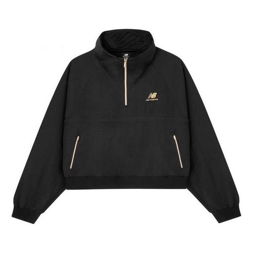 New Balance Stand Collar Casual Jacket - Black - AWJ03501