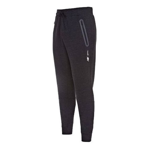 New Balance Stretch Graphic Logo Fortitech Fleece Track Pants Asia Sizing - Black - MP11143-BKH