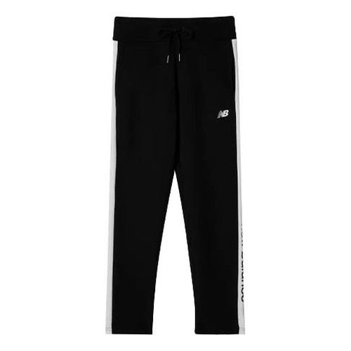 New Balance Striped Track Pants - Black/White - AWP93580