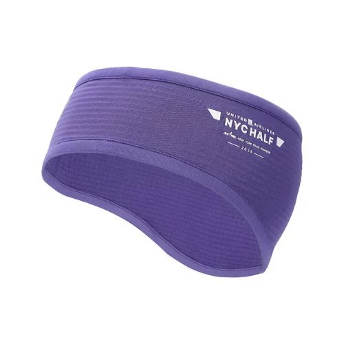 New Balance United Airlines NYC Half Fleece Headband - Purple - AC8027H-EPU
