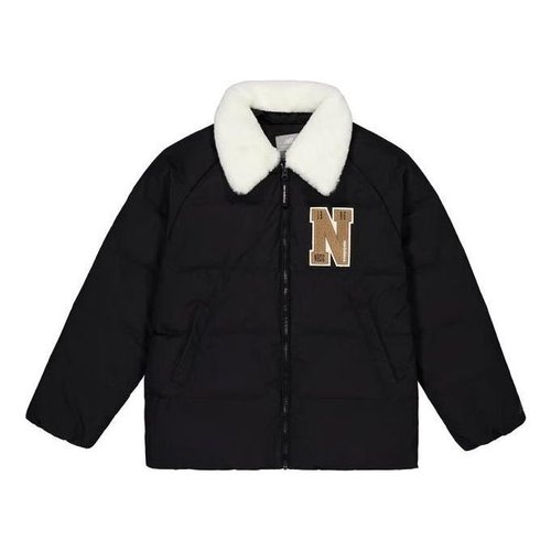 New Balance Warm Heavy Puffer Coat Asia Sizing - Black/White - NPD4E122