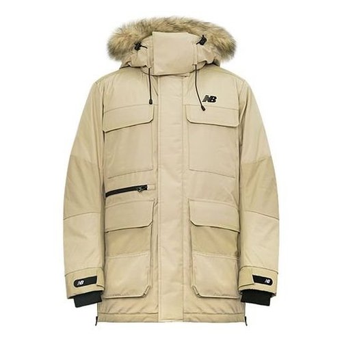 New Balance Warm Winter Down Parka Asia Sizing - Green/Black - NP943051