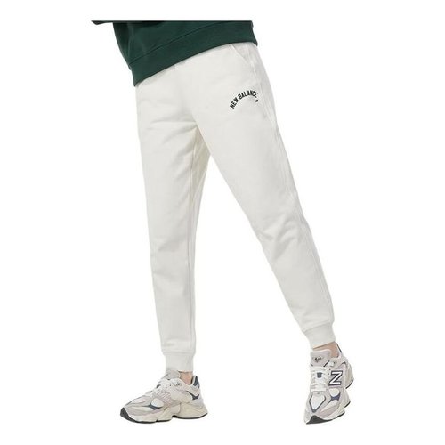 New Balance Wordmark Logo Jogging Pants - Grey - AWP41310