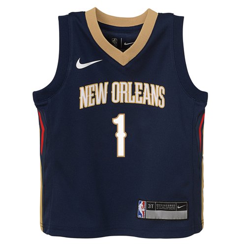 New Orleans Pelicans Zion Williamson Icon Edition Nike NBA Bodysuit - Navy - I1BX6P00PELZW-NBO