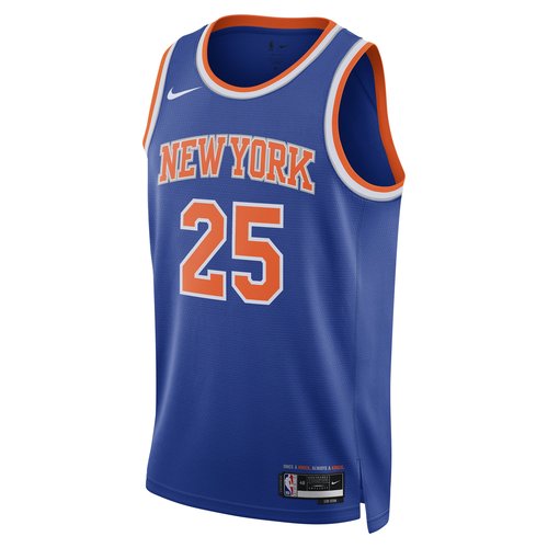 New York Knicks Icon Edition Nike Dri-FIT NBA Swingman Jersey - Rush Blue - DN2015-407