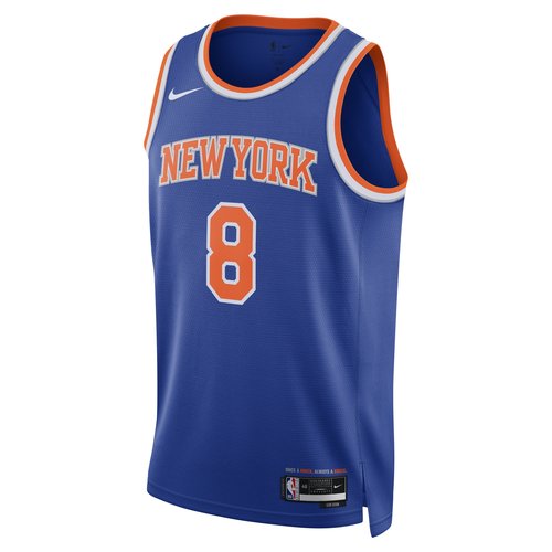 New York Knicks Icon Edition Nike Dri-FIT NBA Swingman Jersey - Rush Blue - DN2015-499