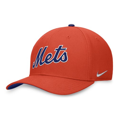 New York Mets Classic99 Swoosh Nike DriFIT MLB Hat 'Orange