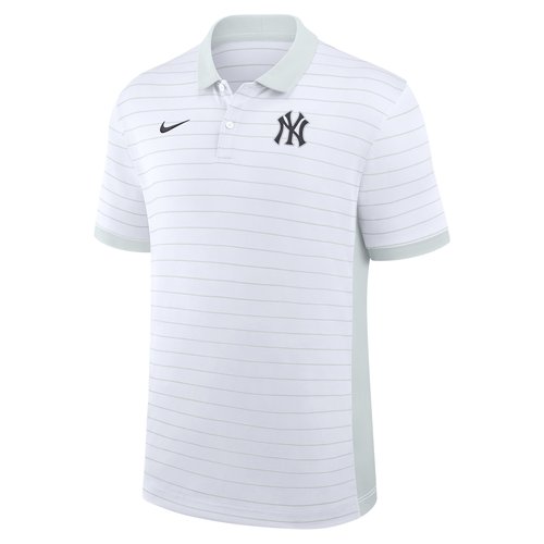 New York Yankees Authentic Collection Striped Victory Nike Dri-FIT MLB Polo - White - 03BG0GJCNK-P81