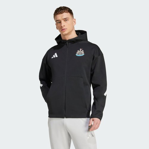 Newcastle United FC adidas Z.N.E. Anthem Jacket - Black - JM9494