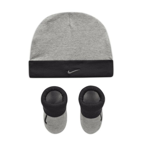 Nike Hat and Booties Set - Dark Grey Heather - LN0052-G0E