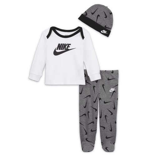 Nike 0-9M 3-Piece Set - Carbon Heather - 56H572-GEH