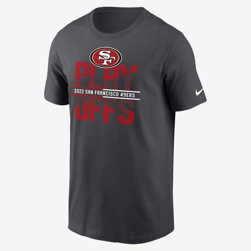 Nike 2022 NFL Playoffs Iconic NFL San Francisco 49ers - Anthracite - NP9906F73X-G0G