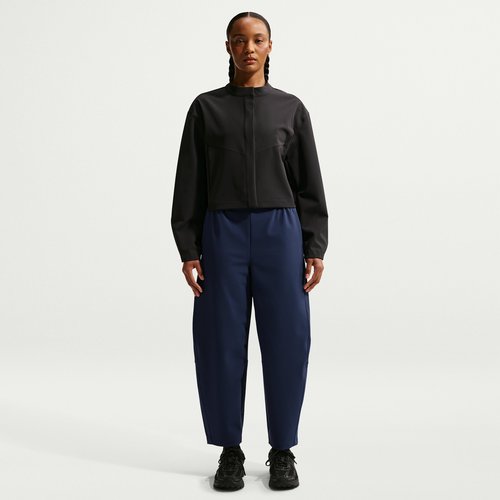 Nike 24.7 PerfectStretch Dri-FIT High-Waisted Loose Barrel-Leg Pants - Midnight Navy/Dark Obsidian - HM8847-410