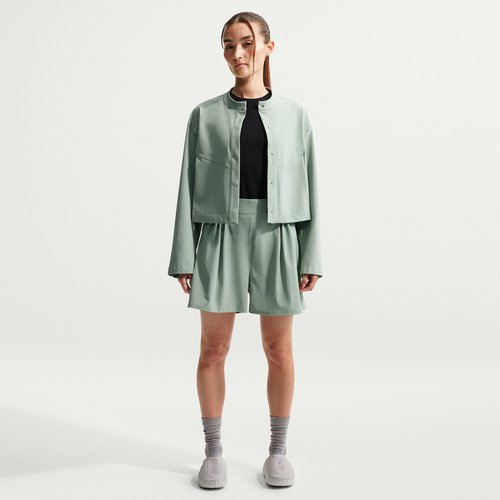 Nike 24.7 PerfectStretch Dri-FIT High-Waisted Shorts - Steam/Steam/Dutch Green - IB9184-006