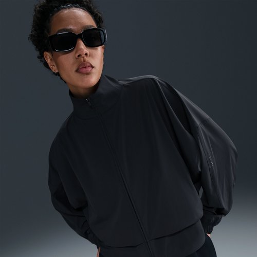 Nike 24.7 PerfectStretch Dri-FIT Oversized Full-Zip Jacket - Black/Dark Smoke Grey - HJ0963-010