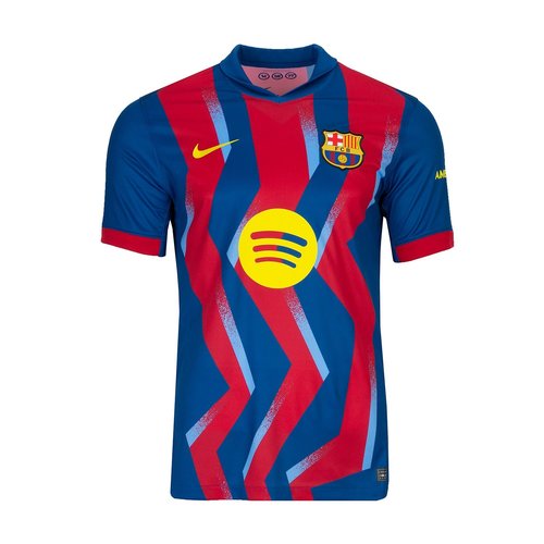 FC Barcelona 2025/26 Stadium Fourth Nike Dri-FIT Soccer Replica Jersey - Gym Blue/Gym Blue/Salsa Red/Opti Yellow - FZ1304-432