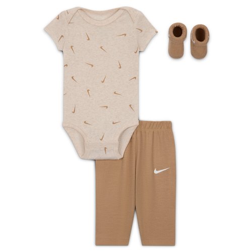 Nike 3-Piece Bodysuit and Waffle Pants Set - Hemp - NN1190-X0L