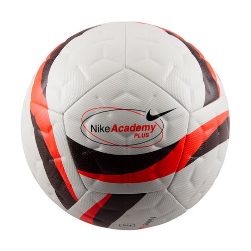 Nike Academy Plus Soccer Ball - White/Bright Crimson/Black - HV6261-100