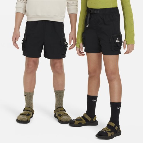 90'S Nike ACG cargo shorts, short pants, men's size M, vintage polyester Charcoal Vintage Second Hand