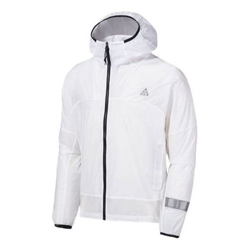 Nike ACG Cinder Cone Ora Woven Reflective Sports Hooded Jacket White - DR8862-100
