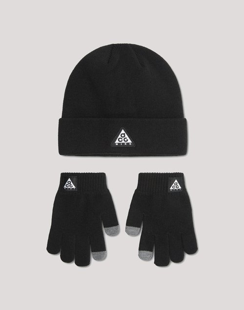 Nike ACG Core Beanie Gloves Set - Black - 9AV007-023