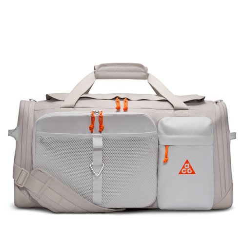 Nike ACG Duffel Bag 60L - College Grey/Grey Fog/Safety Orange - HJ8185-009