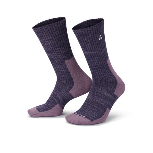 Nike ACG Everyday Cushioned Crew Socks 1 Pair - Purple Ink/Black/Violet Dust/Summit White - FB3341-555