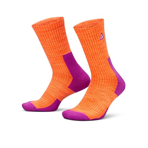 Nike ACG Everyday Cushioned Crew Socks - Safety Orange/Total Orange/Orange Frost/White - FB3341-819