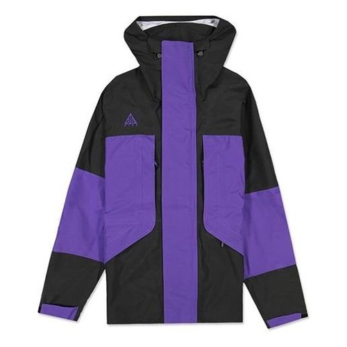 Nike ACG Jacket Hood Gore tex Jacket - Black/Purple - CD7648-010
