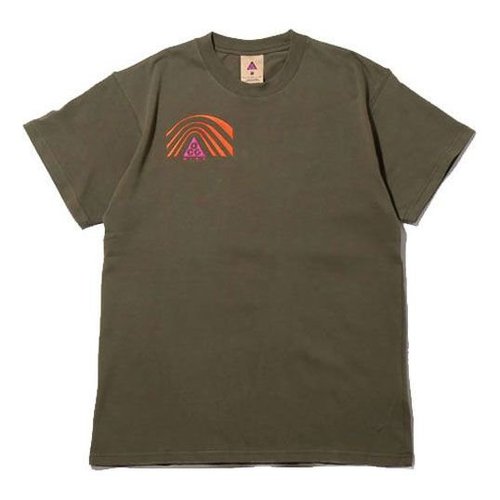 Nike ACG Series Round Neck Sports Short Sleeve Green Army green - Army Green - CT4169-325